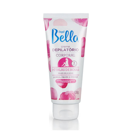 Depil Bella Creme Depilatório Corporal Pétalas de Rosa 100 g