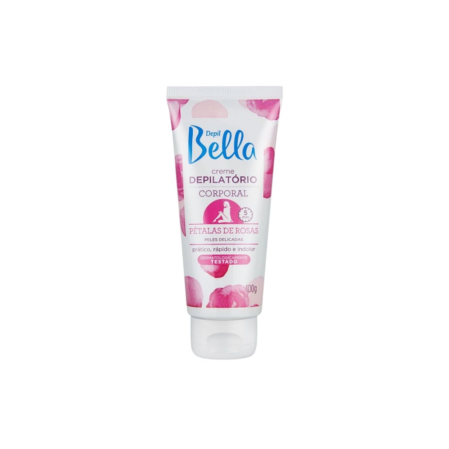 Depil Bella Creme Depilatório Corporal Pétalas de Rosa 100 g