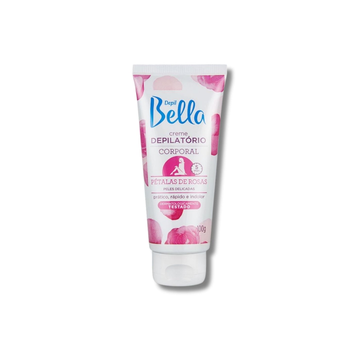 Depil Bella Creme Depilatório Corporal Pétalas de Rosa 100 g