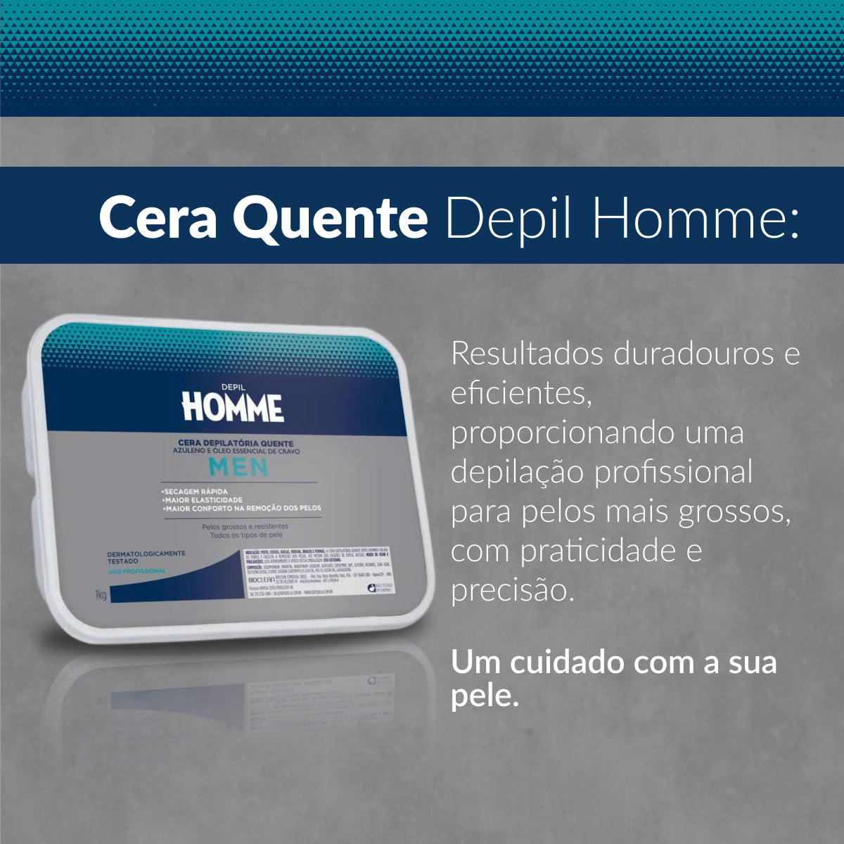 Cera Depilatória Depil Bella Homme Quente 1000 g