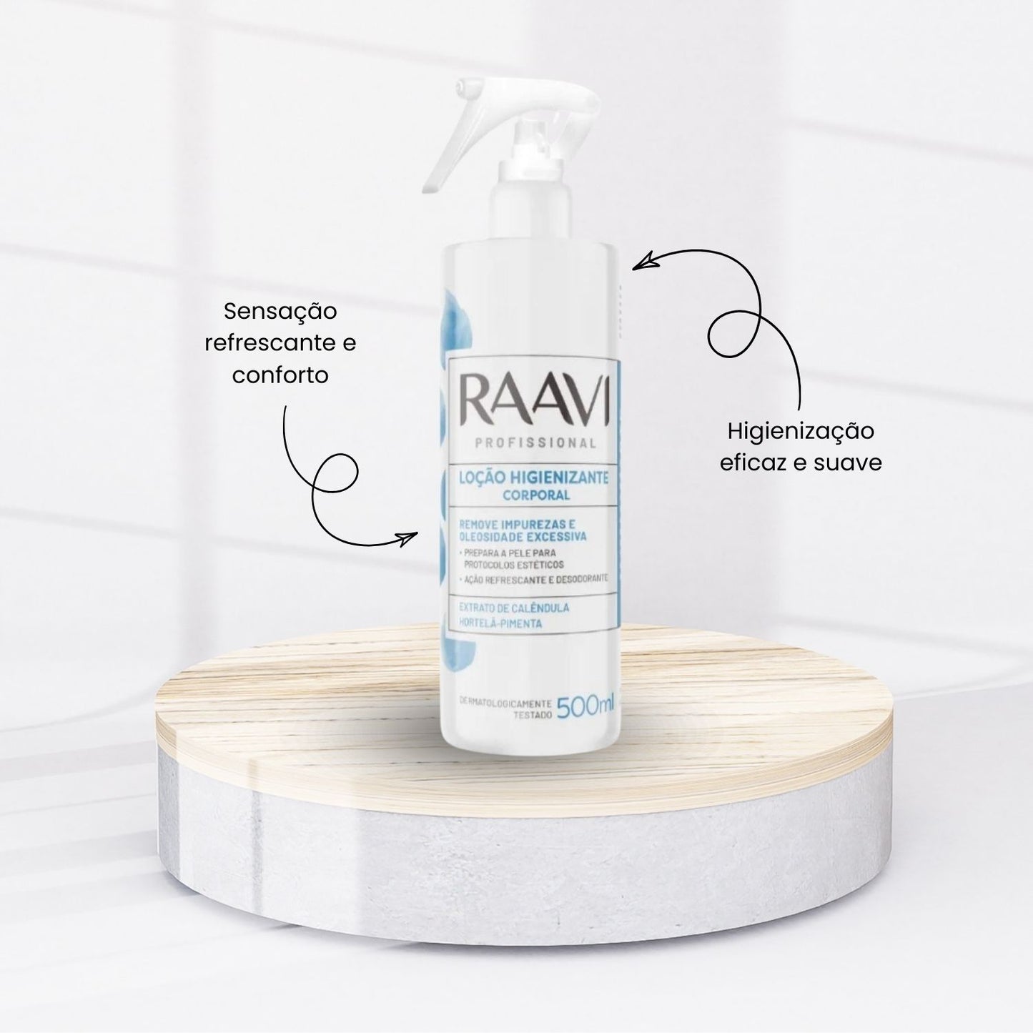 Raavi Loção Higienizante 500 ml