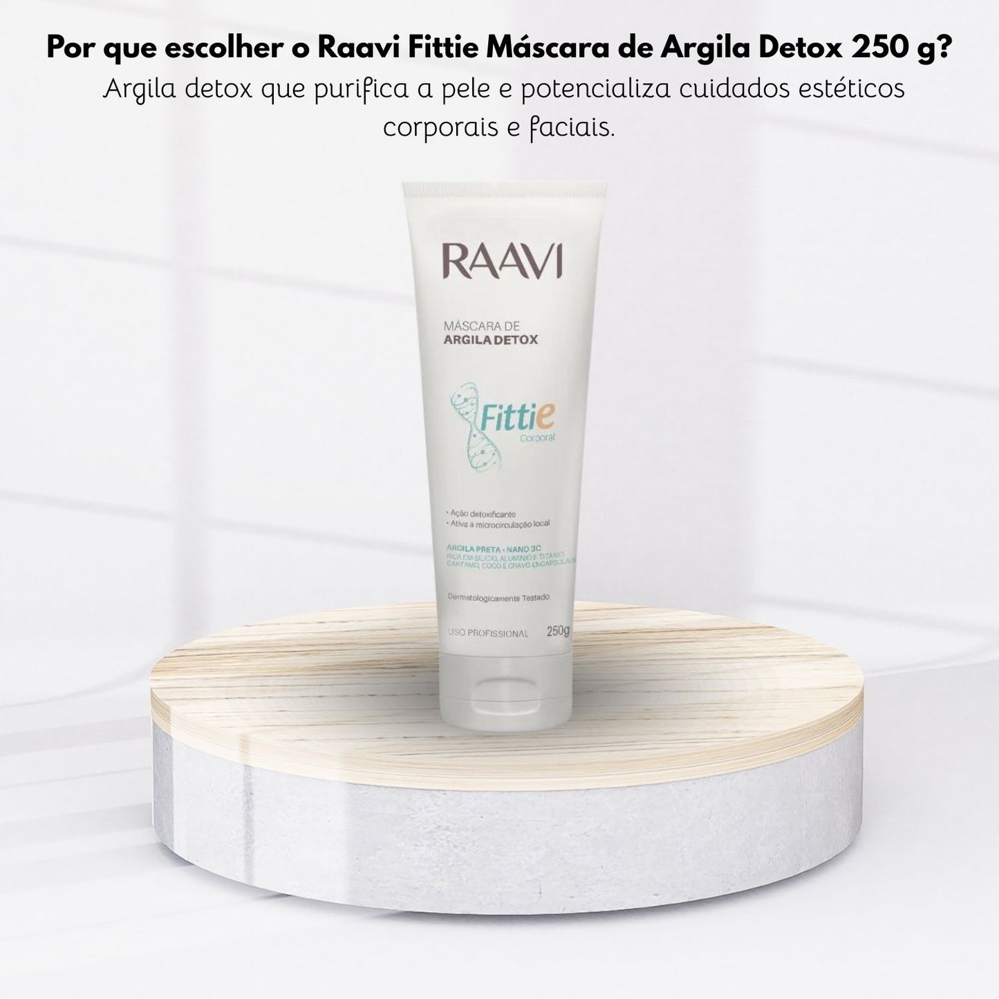 Raavi Fittie Máscara de Argila Detox 250 g