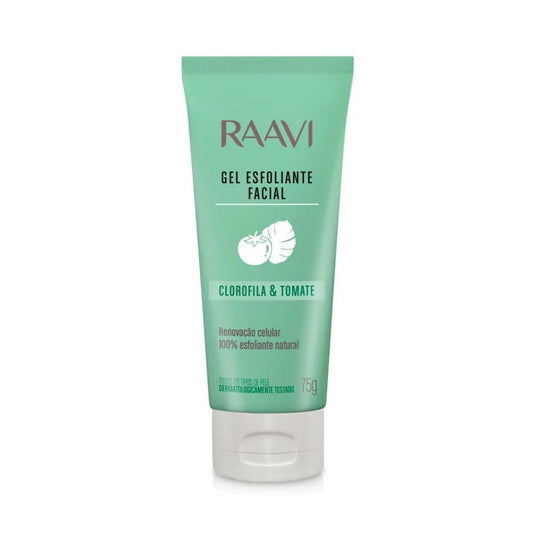 Esfoliante Raavi Gel Facial Clorofila e Tomate 75 g