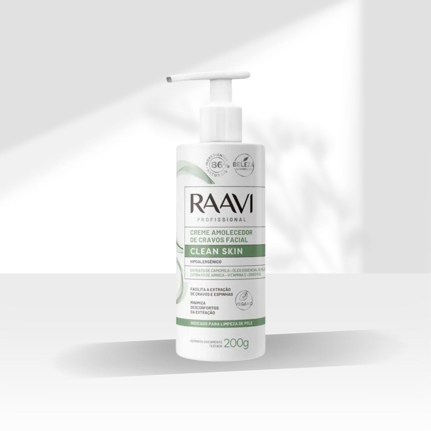 Raavi Clean Skin Creme Amolecedor de Cravos Facial 200 g