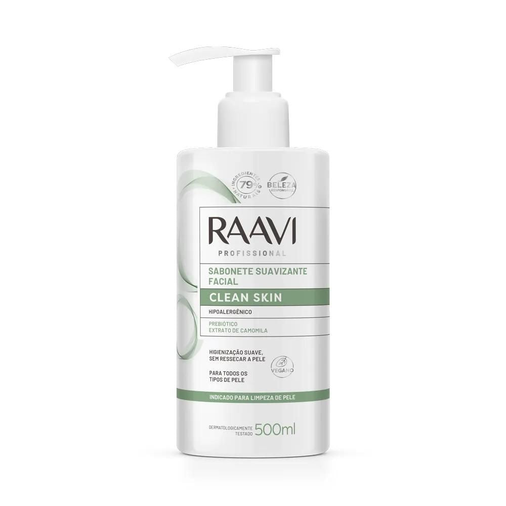 Raavi Clean Skin Sabonete Suavizante Facial 500 ml
