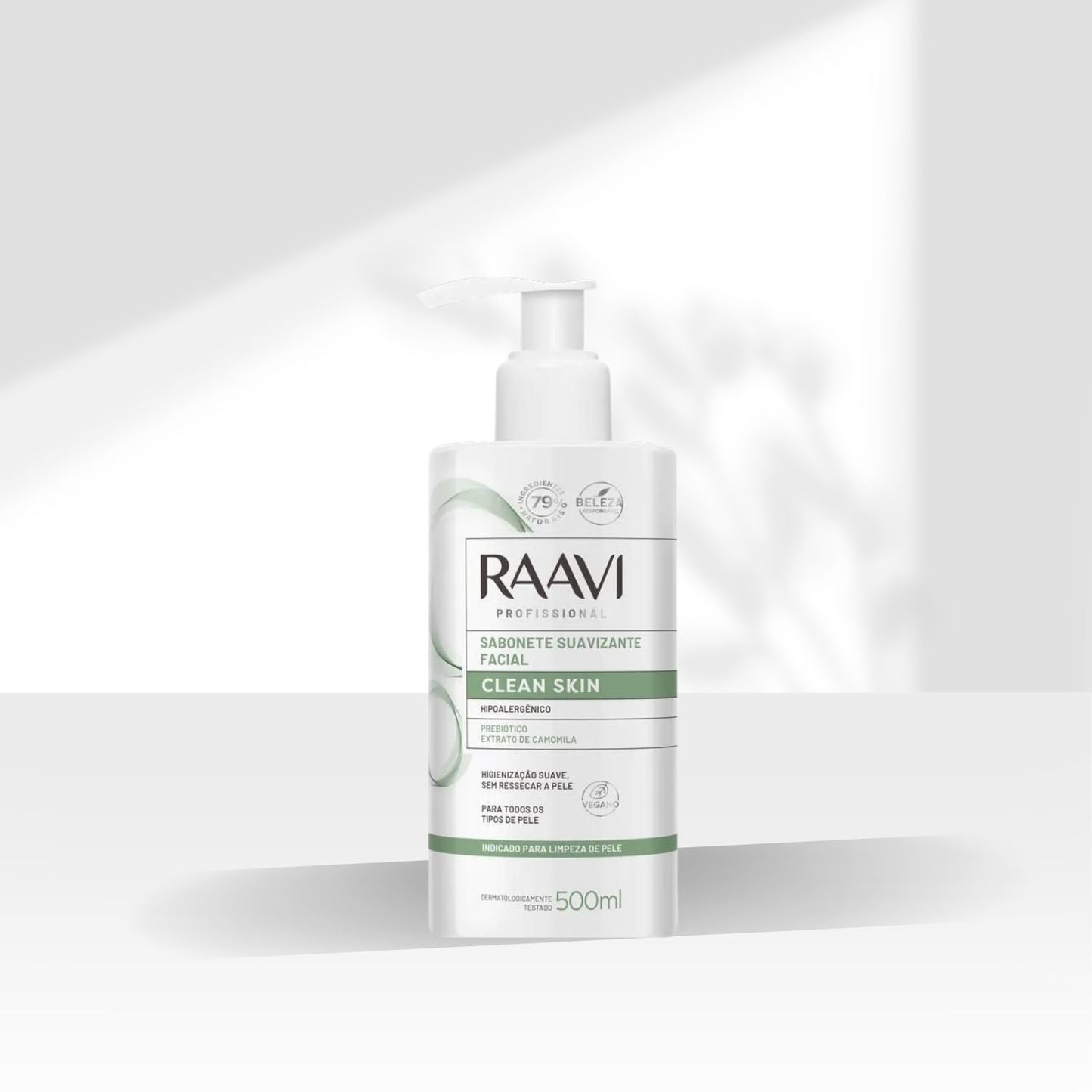 Raavi Clean Skin Sabonete Suavizante Facial 500 ml