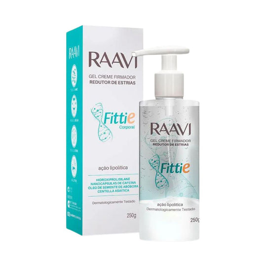 Raavi Fittie Gel Creme Firmador Redutor de Estrias 250 g