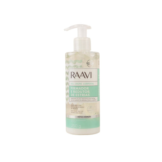 Raavi Fittie Gel Creme Firmador Redutor de Estrias 250 g