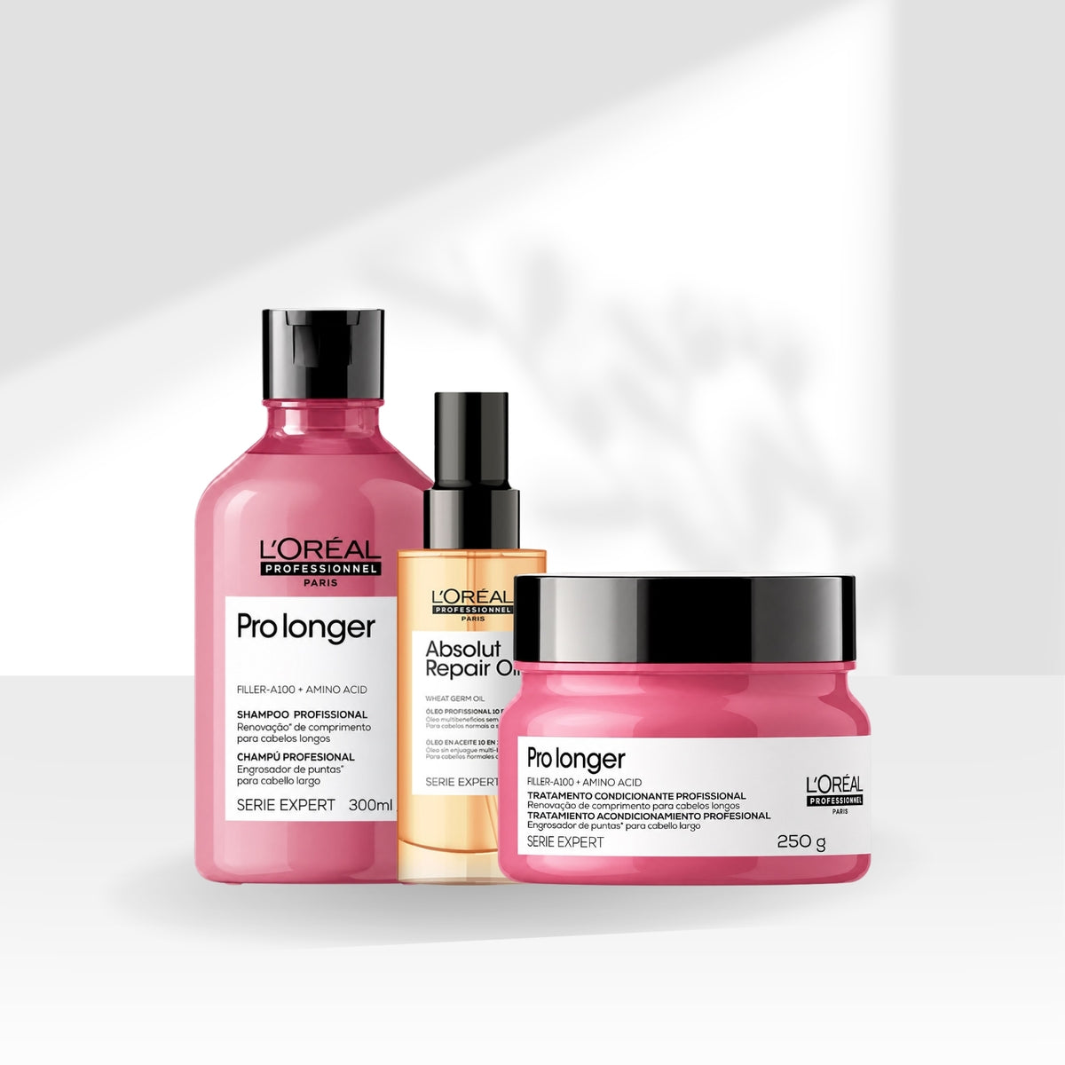 Kit Loreal Pro Longer e Absolut Repair (3 Produtos)