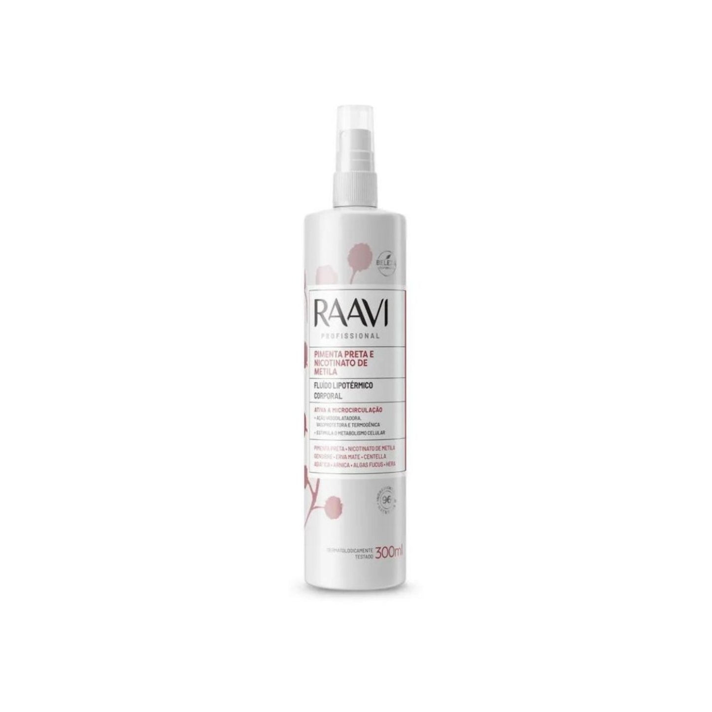 Raavi Fluido Lipotérmico Pimenta Preta e Nicotinato de Metila 300 ml