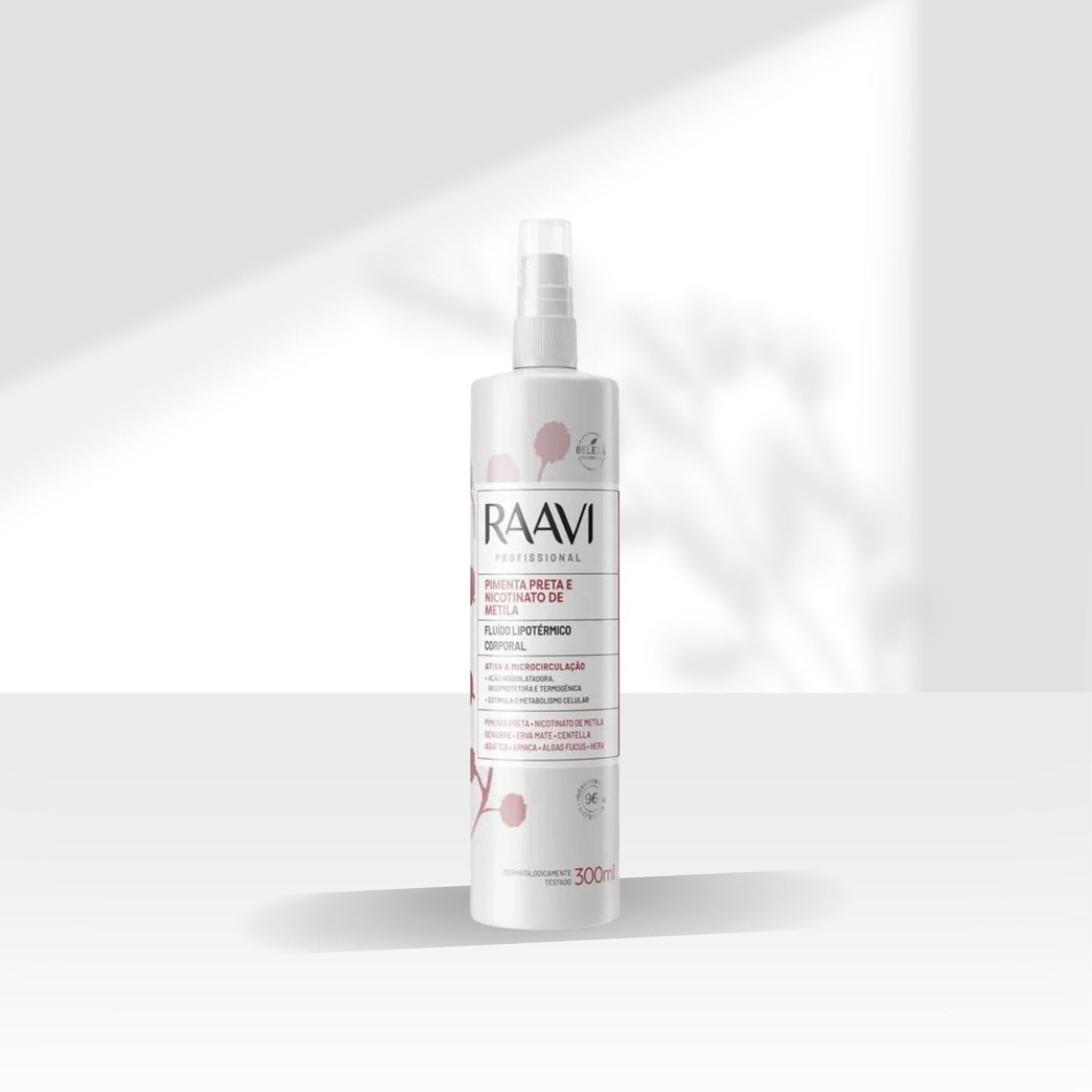 Raavi Fluido Lipotérmico Pimenta Preta e Nicotinato de Metila 300 ml