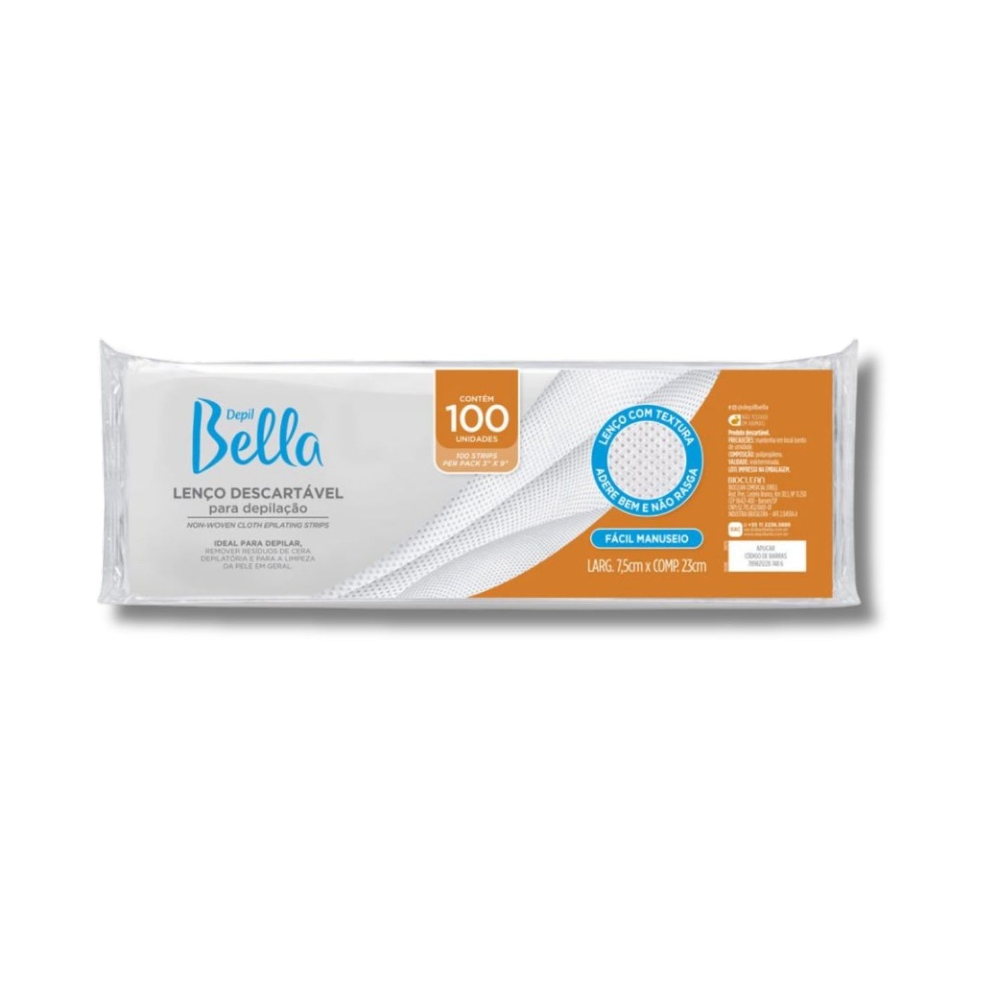 Depil Bella Lenços para Depilação 100 Unidades
