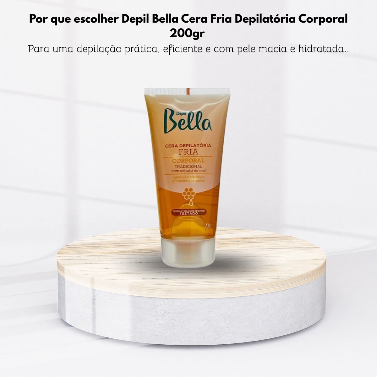 Cera Depilatória Depil Bella Fria Bisnaga 200 g
