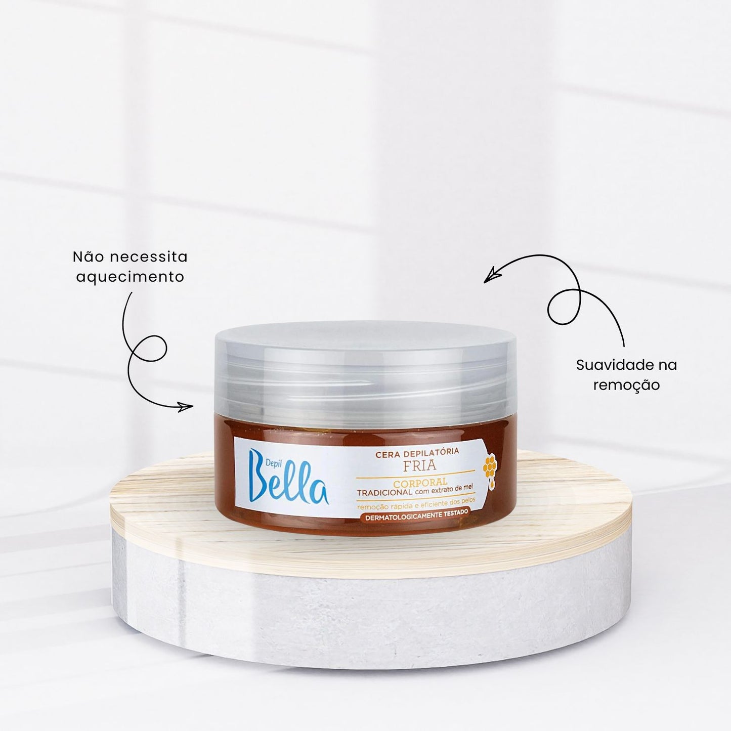 Cera Depilatória Depil Bella Fria Pote 200 g