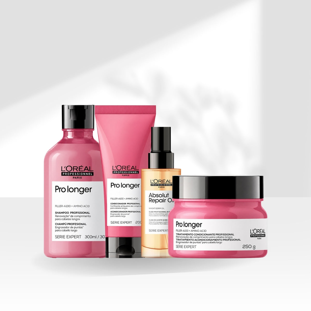 Kit Loreal Pro Longer e Absolut Repair (4 Produtos)