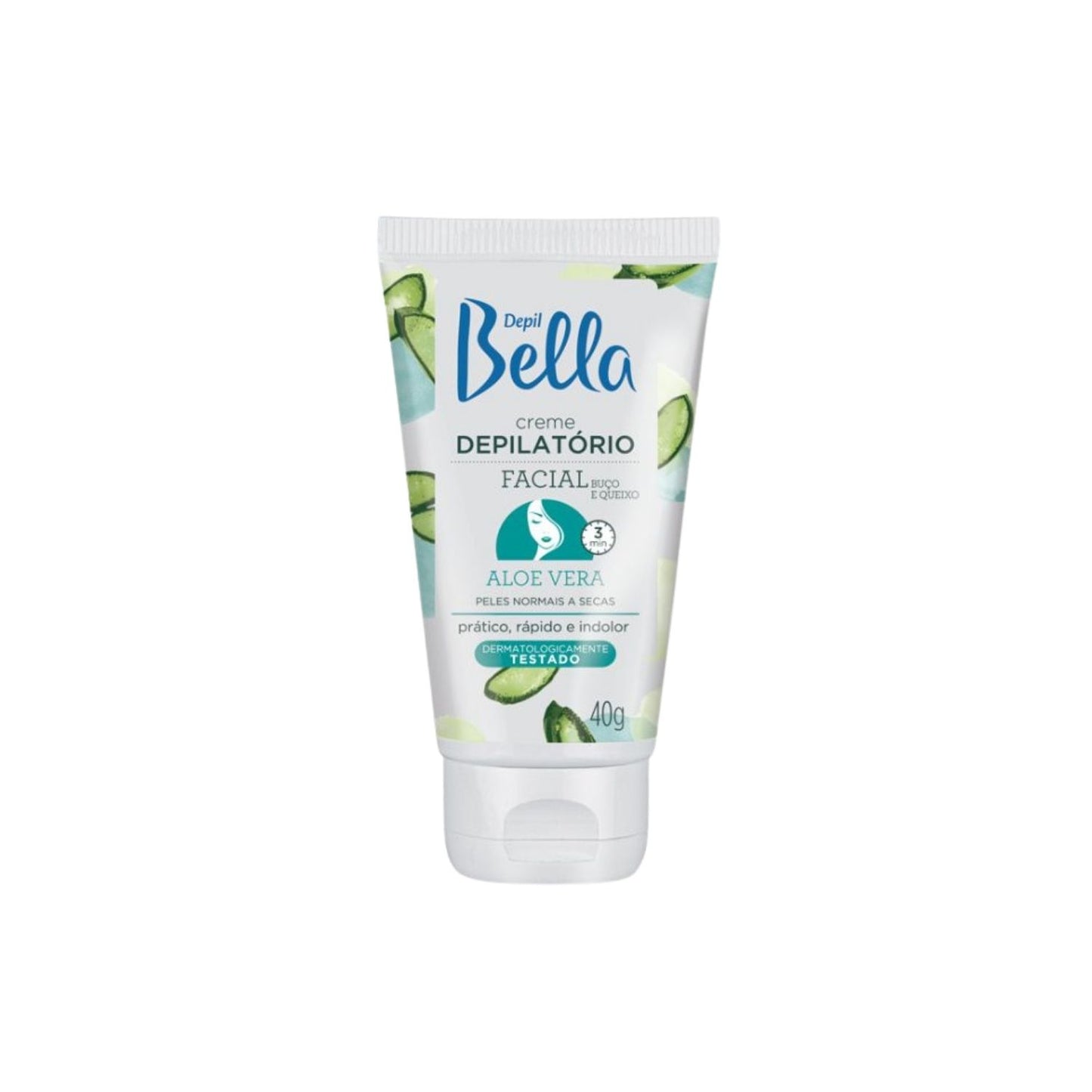 Depil Bella Creme Depilatório Facial Aloe Vera 40 g