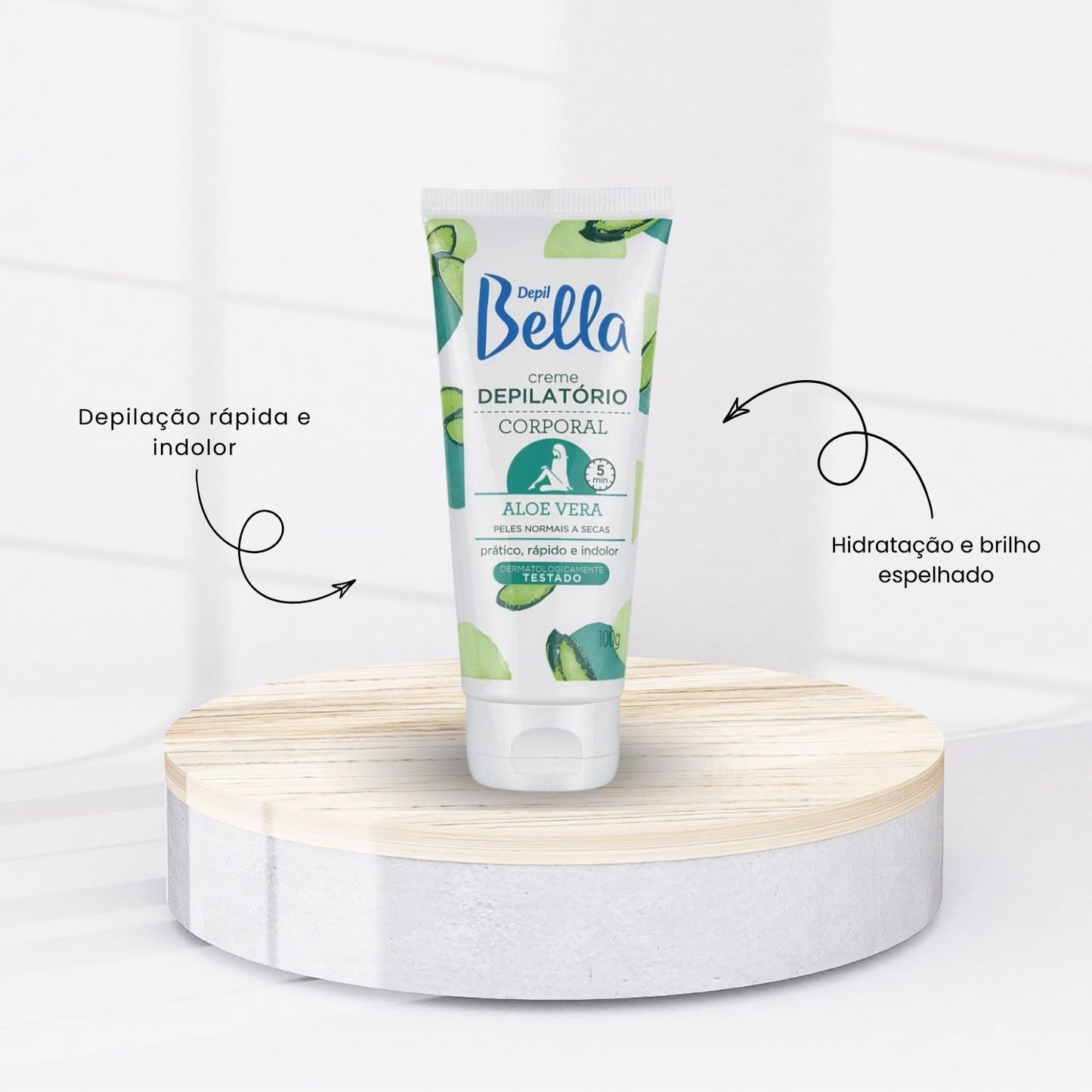 Depil Bella Creme Depilatório Corporal Aloe Vera 100 g