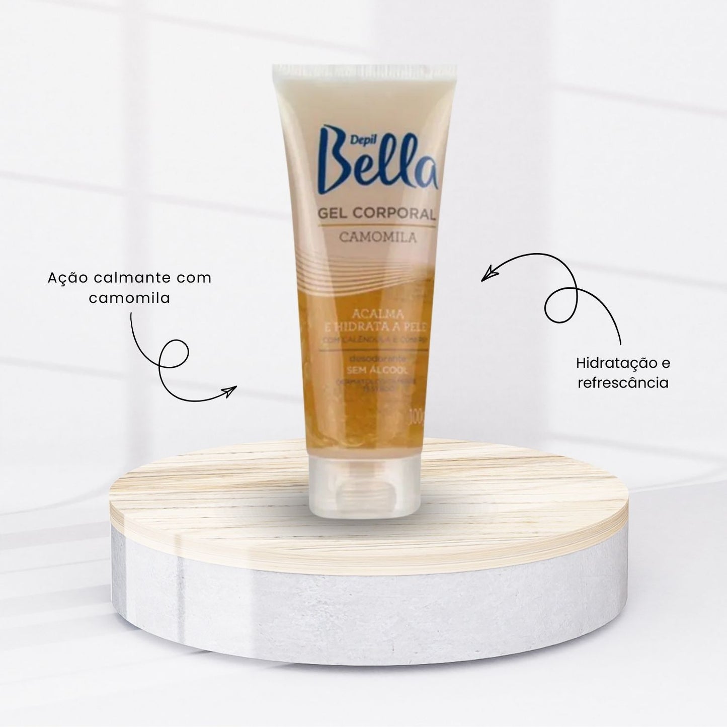Depil Bella Gel Pós-Depilatório Camomila 100 g