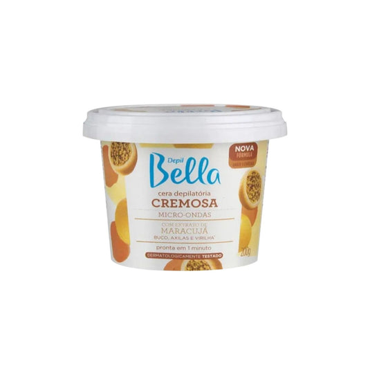Cera Depilatória Depil Bella para Micro-Ondas Maracujá 200 g