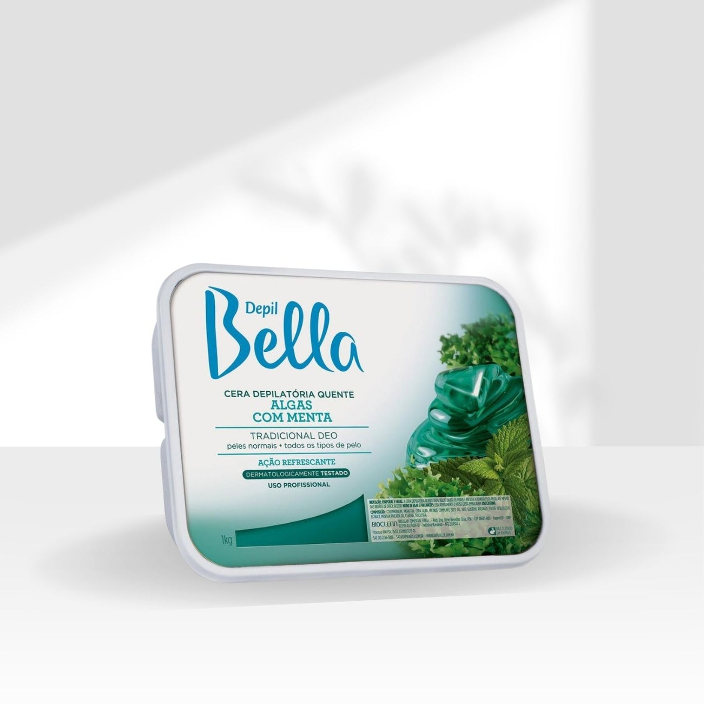 Cera Depilatória Depil Bella Algas com Menta 1000 g