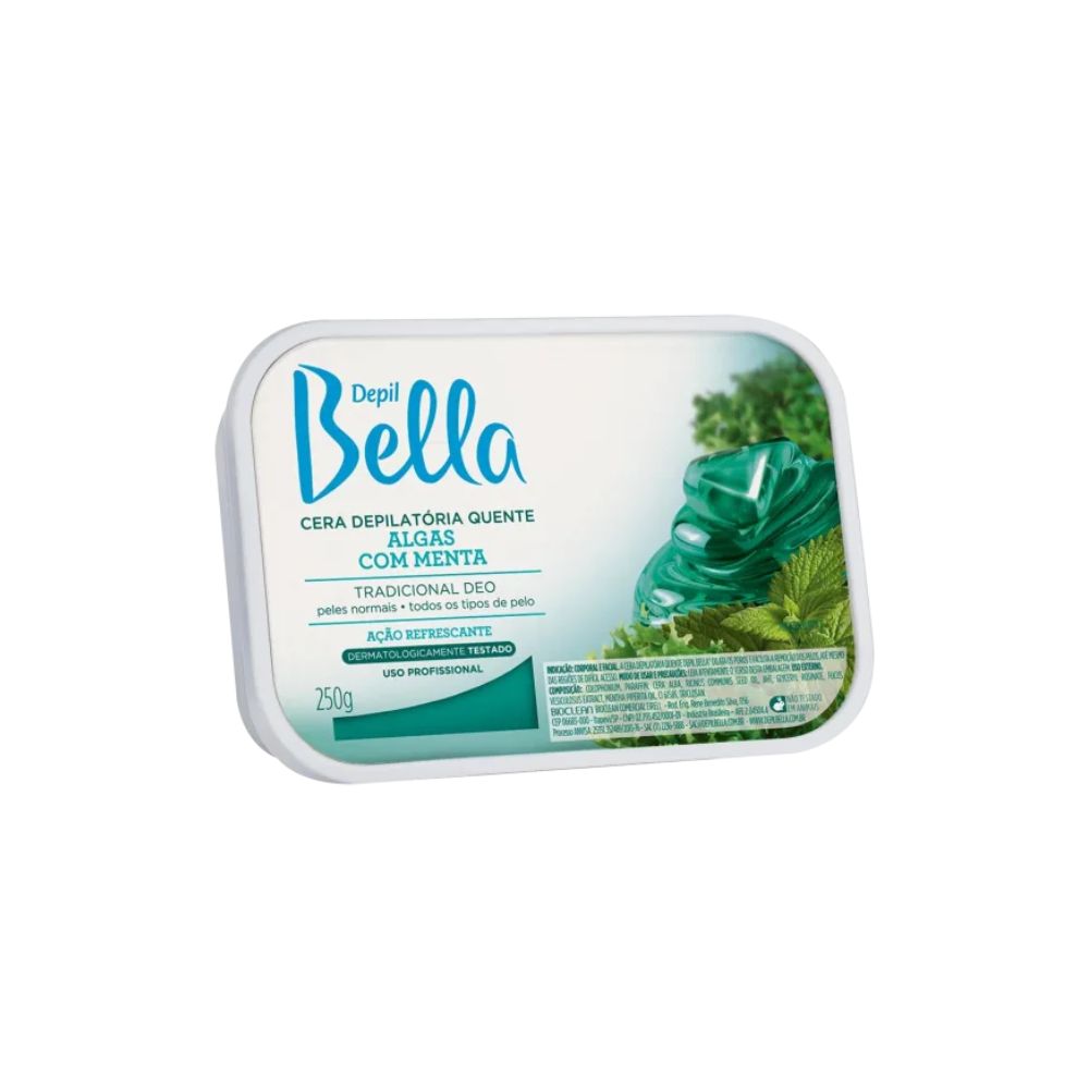 Cera Depilatória Depil Bella Algas com Menta 250 g