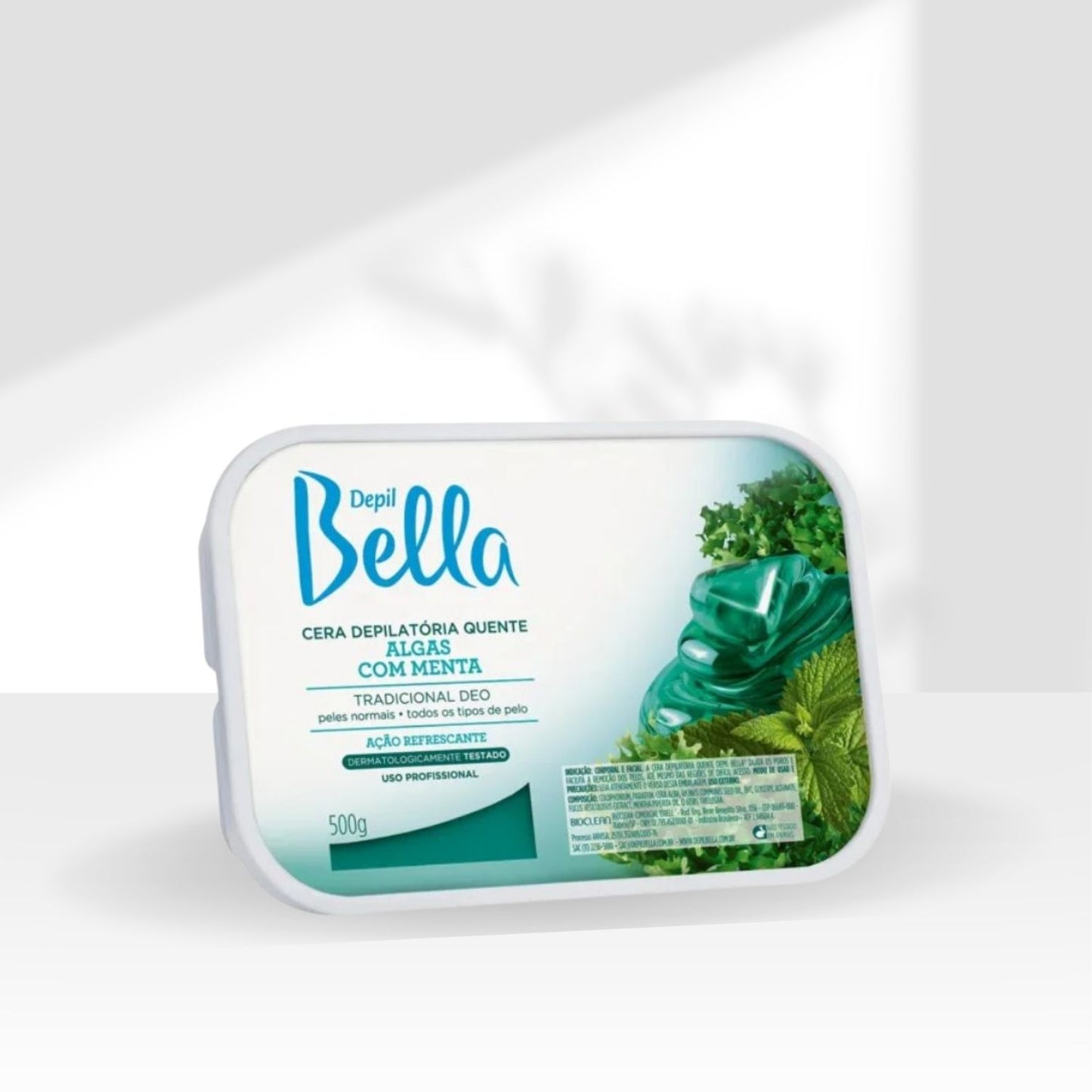Cera Depilatória Depil Bella Algas com Menta 500 g
