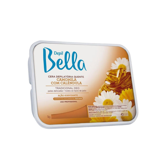 Cera Depilatória Depil Bella Camomila com Calêndula 1000 g