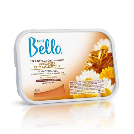 Cera Depilatória Depil Bella Camomila com Calêndula 500 g