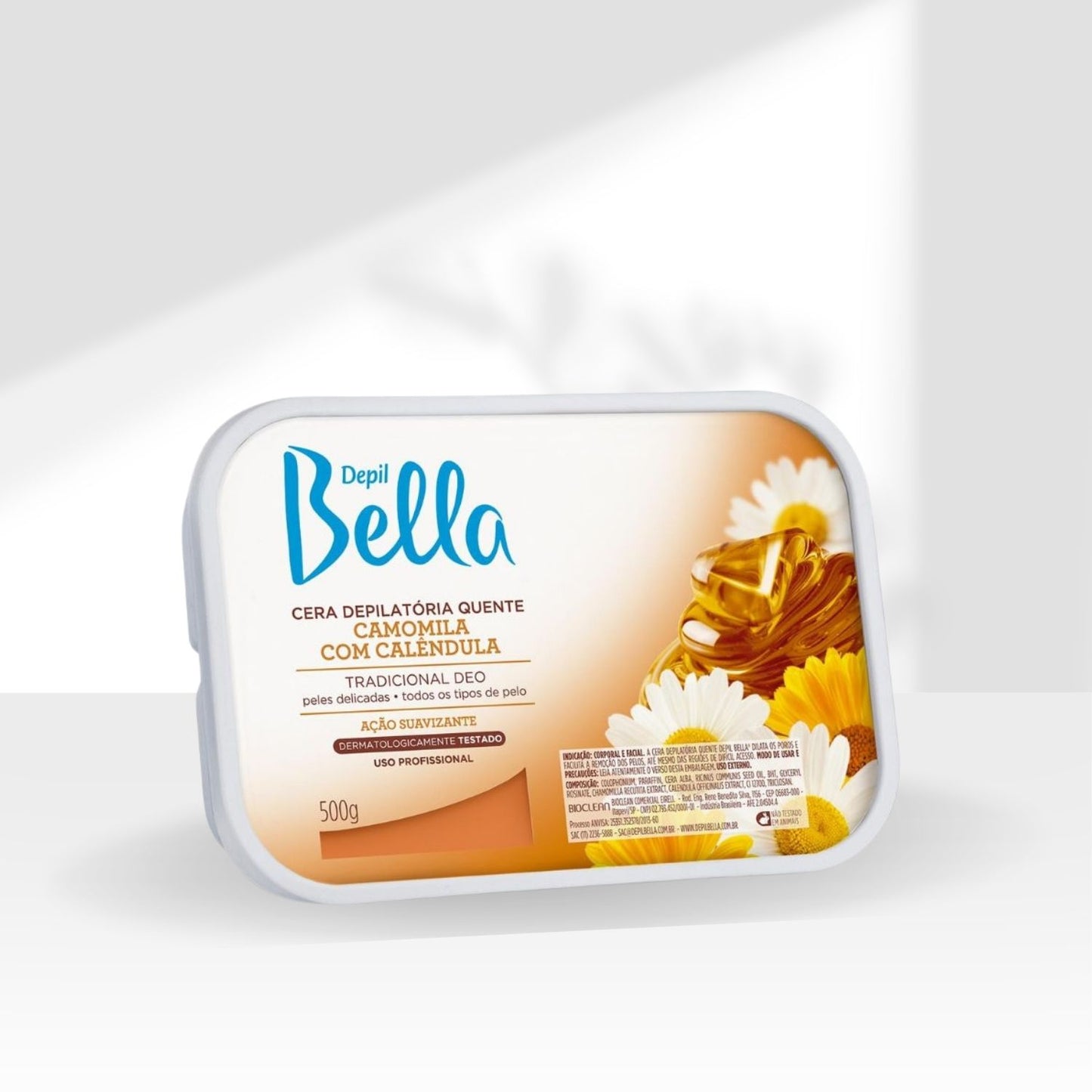 Cera Depilatória Depil Bella Camomila com Calêndula 500 g