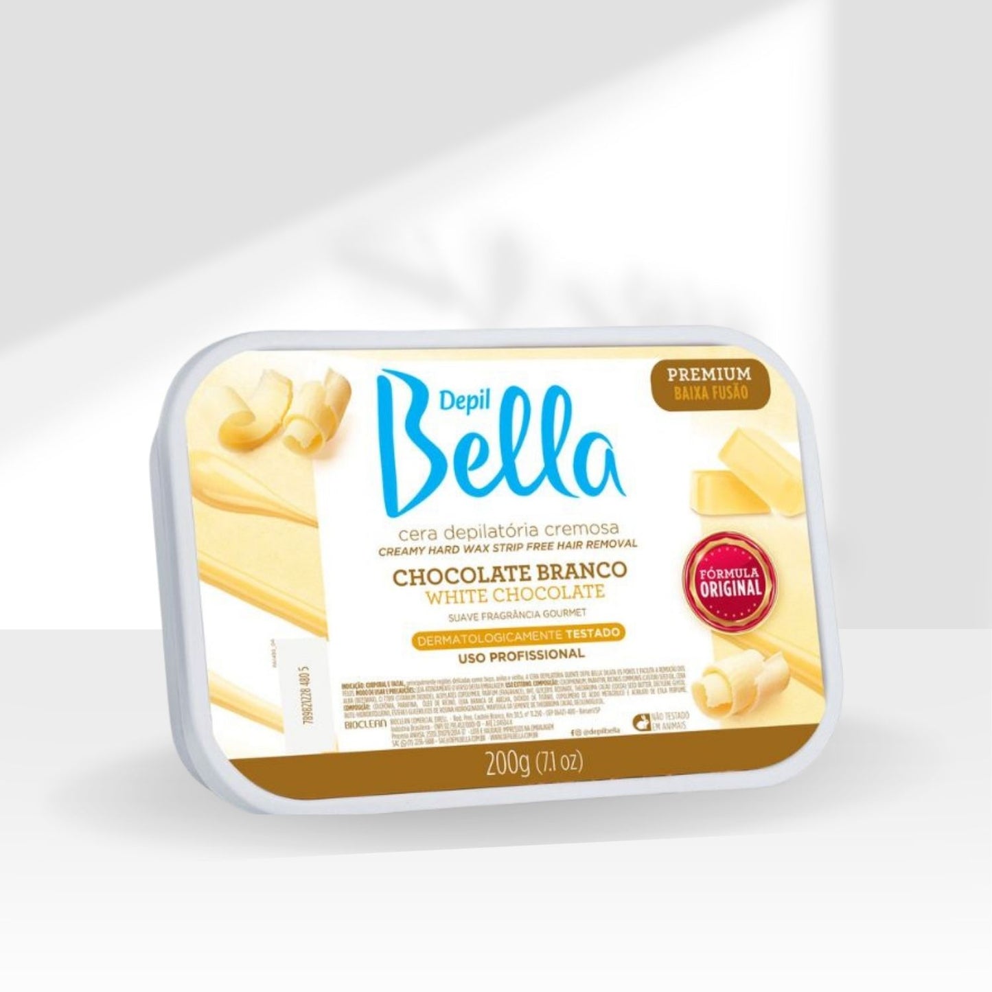 Cera Depilatória Depil Bella Chocolate Branco 200 g