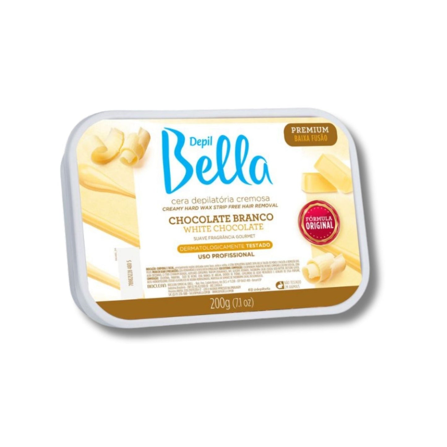 Cera Depilatória Depil Bella Chocolate Branco 200 g