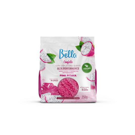 Cera Depilatória Depil Bella Quente Confete Pink Pitaya 250 g