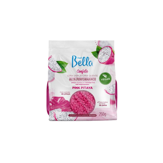 Cera Depilatória Depil Bella Quente Confete Pink Pitaya 250 g