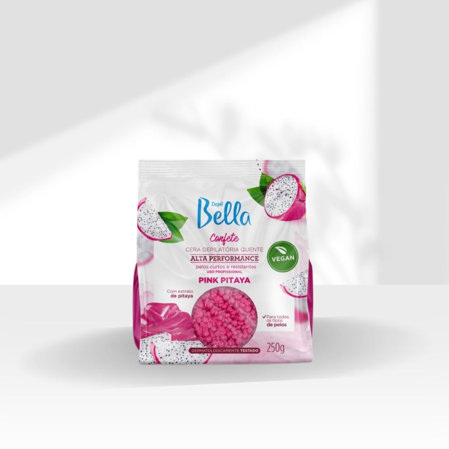 Cera Depilatória Depil Bella Quente Confete Pink Pitaya 250 g