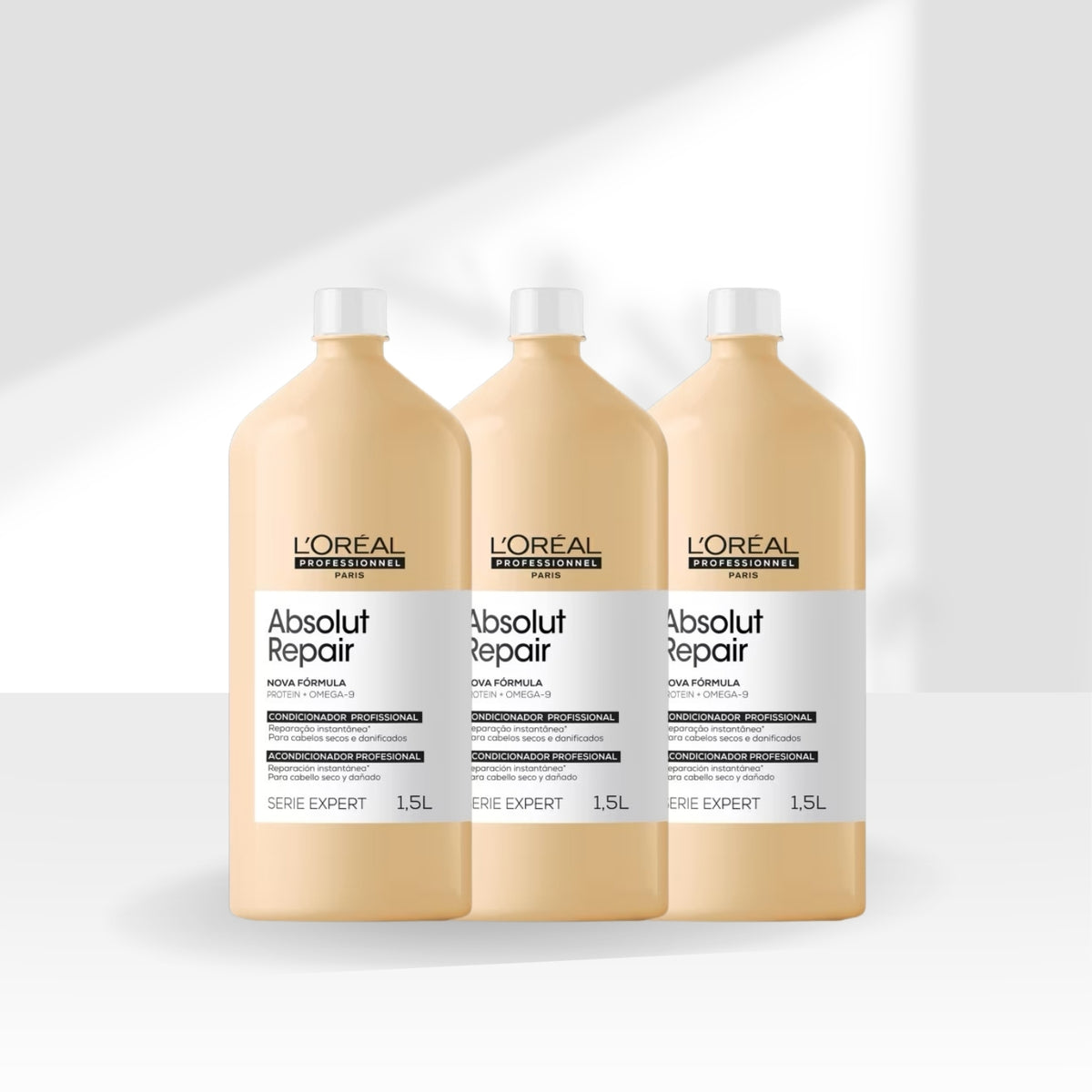 Kit Loreal Absolut Gold 3 Condicionador 1,5L