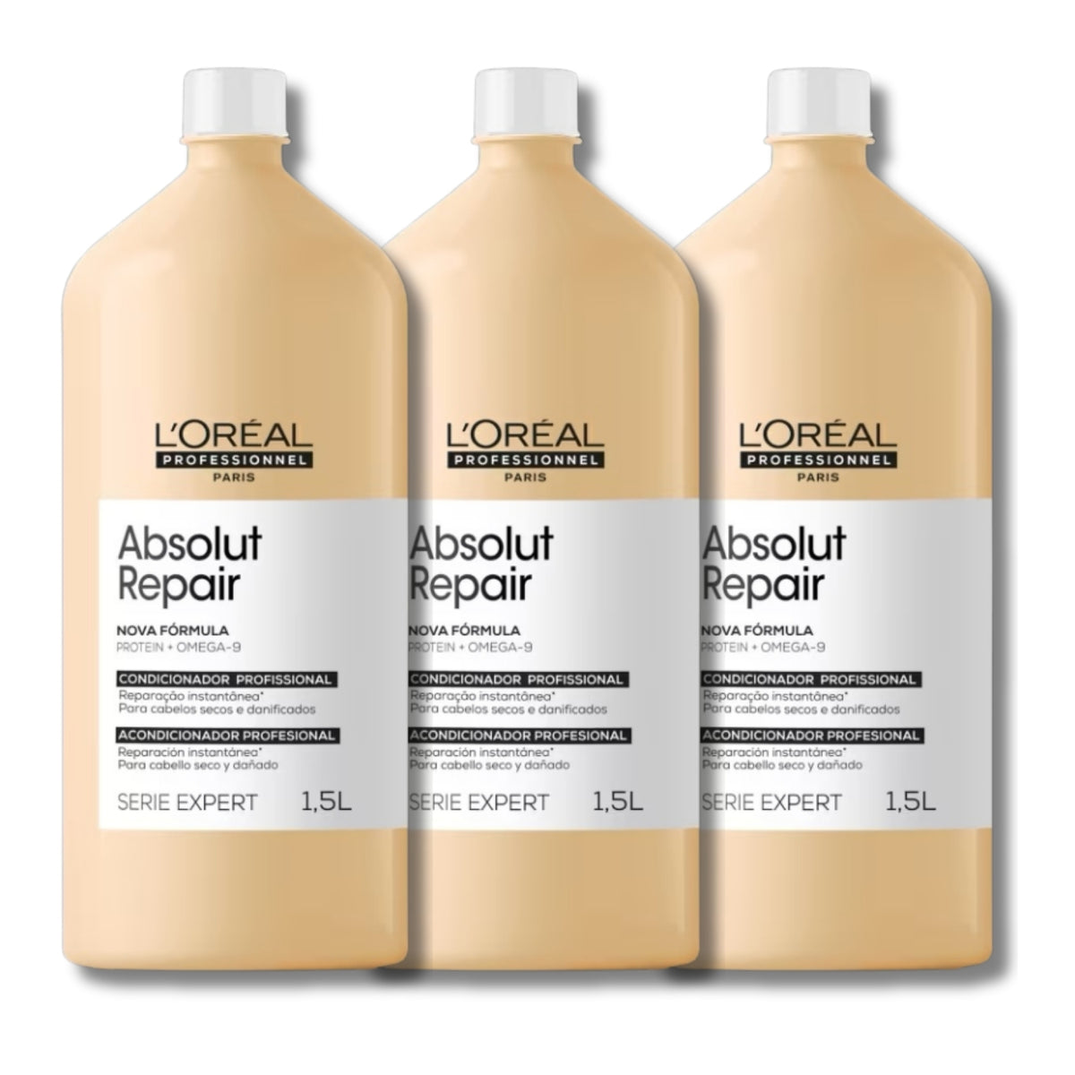 Kit Loreal Absolut Gold 3 Condicionador 1,5L