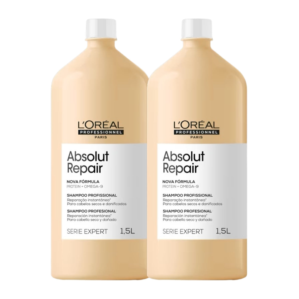 Kit Loreal Absolut Repair Gold Quinoa 2 Shampoo 1,5L