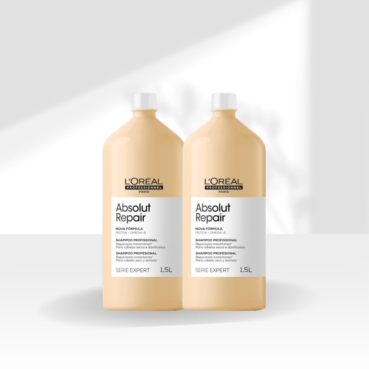 Kit Loreal Absolut Repair Gold Quinoa 2 Shampoo 1,5L