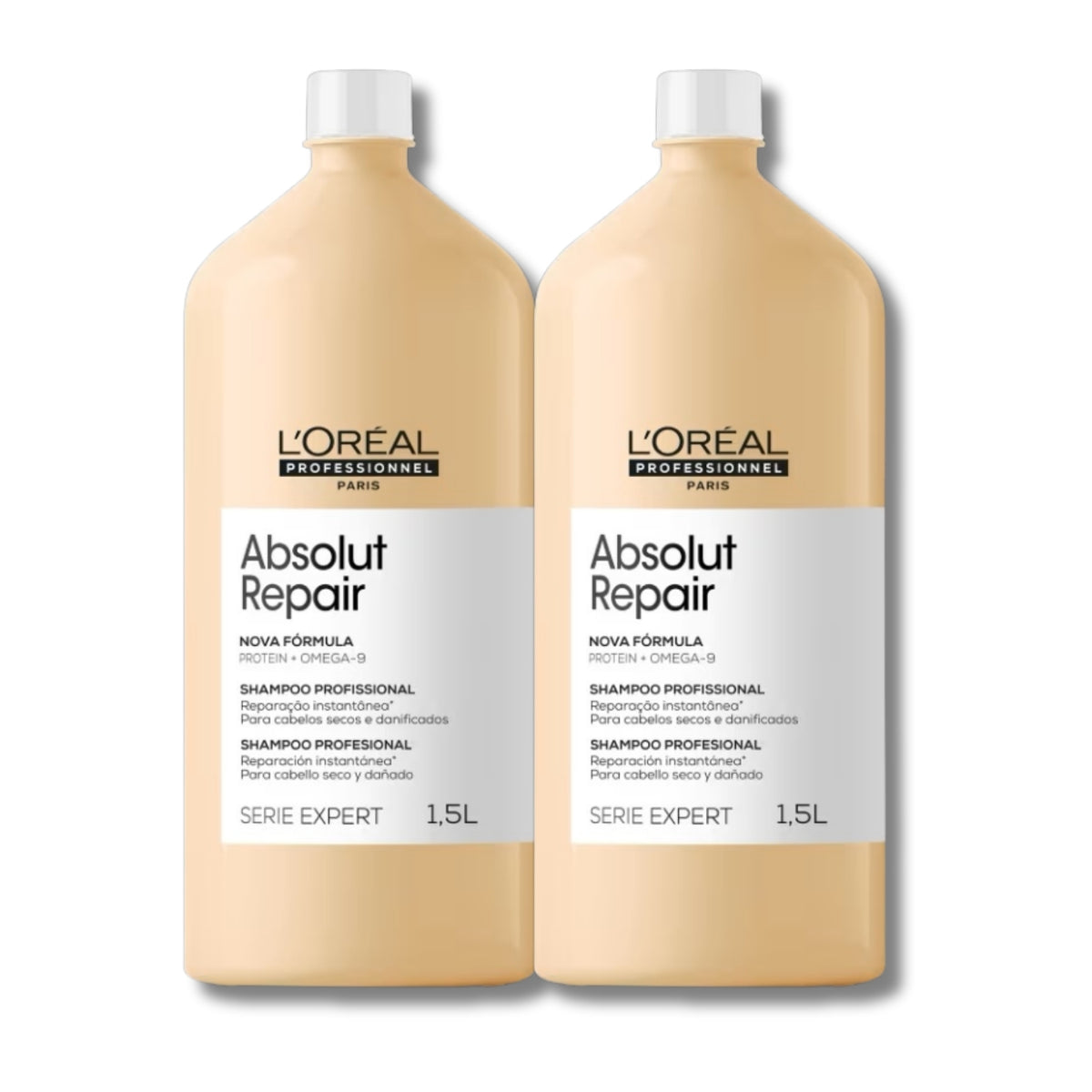 Kit Loreal Absolut Repair Gold Quinoa 2 Shampoo 1,5L