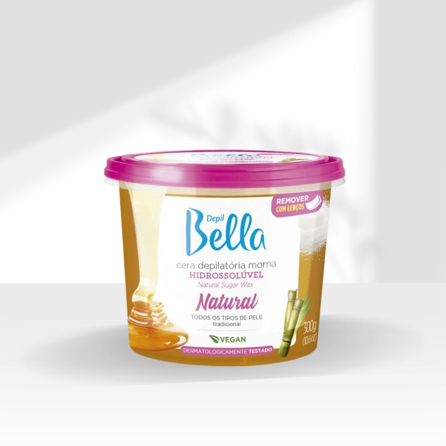 Cera Depilatória Depil Bella Hidrossolúvel Natural 300 g