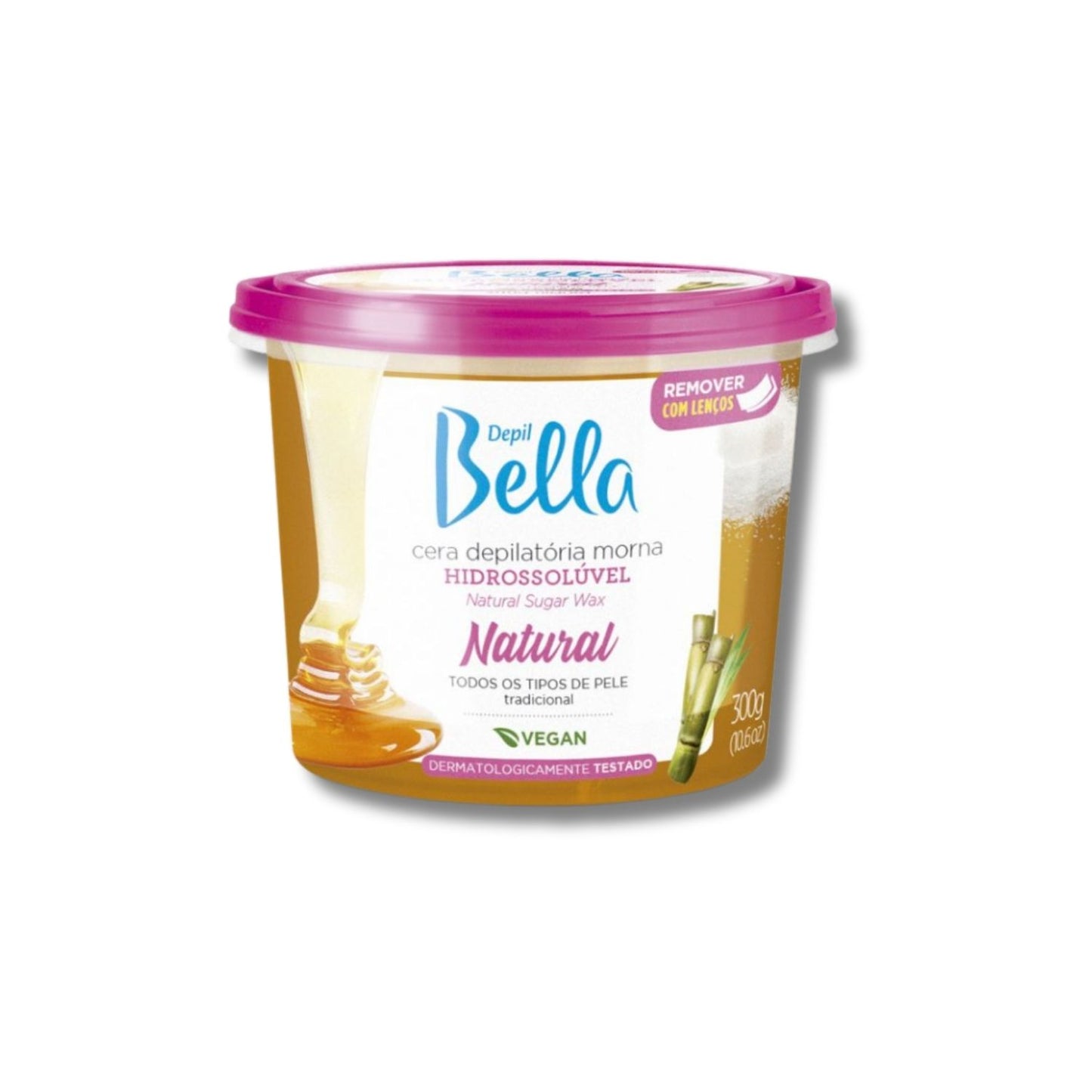 Cera Depilatória Depil Bella Hidrossolúvel Natural 300 g