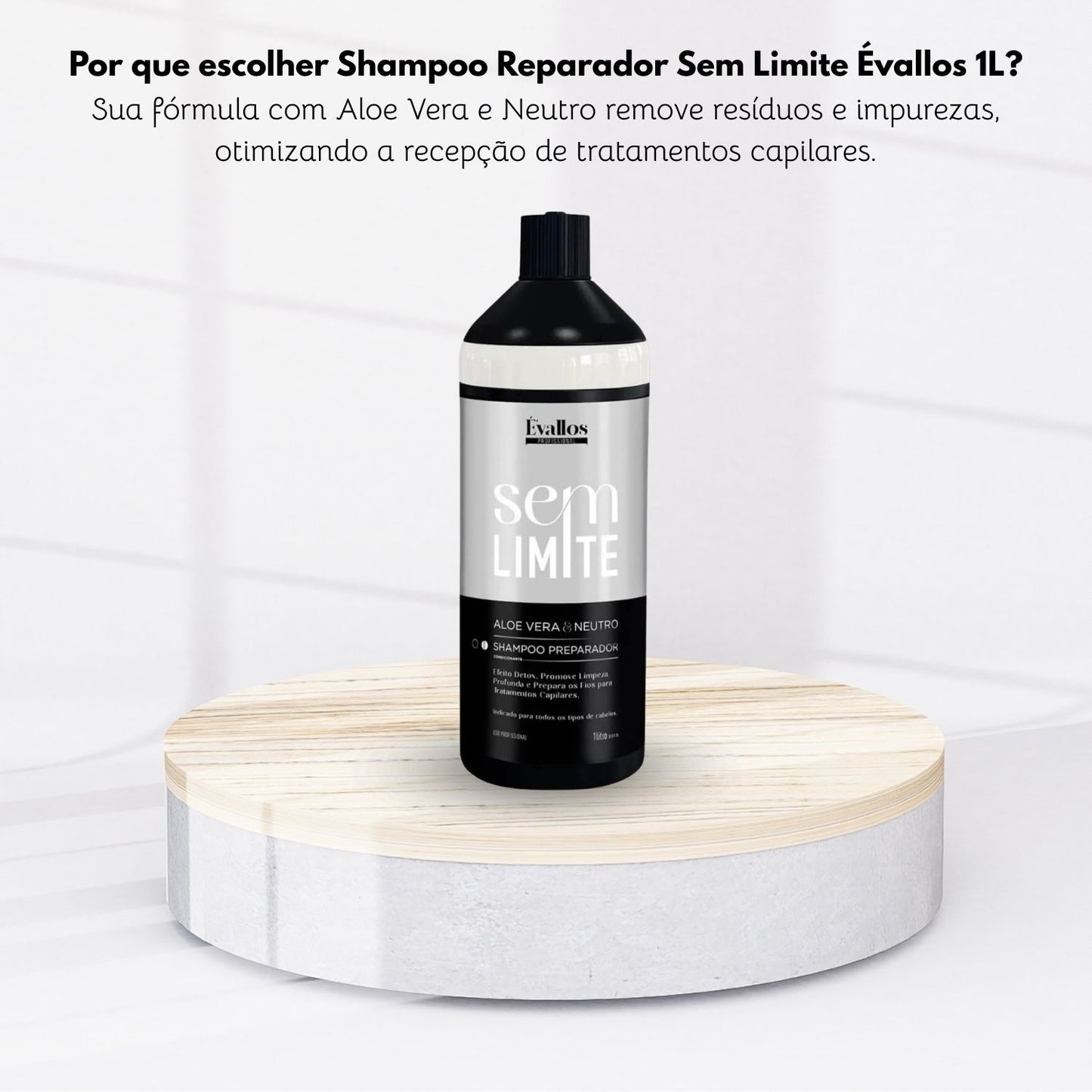 Shampoo Antirresíduo Évallos Detox 1 Litro