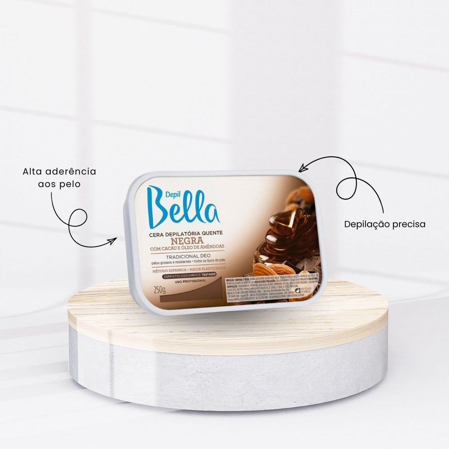 Cera Depilatória Depil Bella Negra 250 g