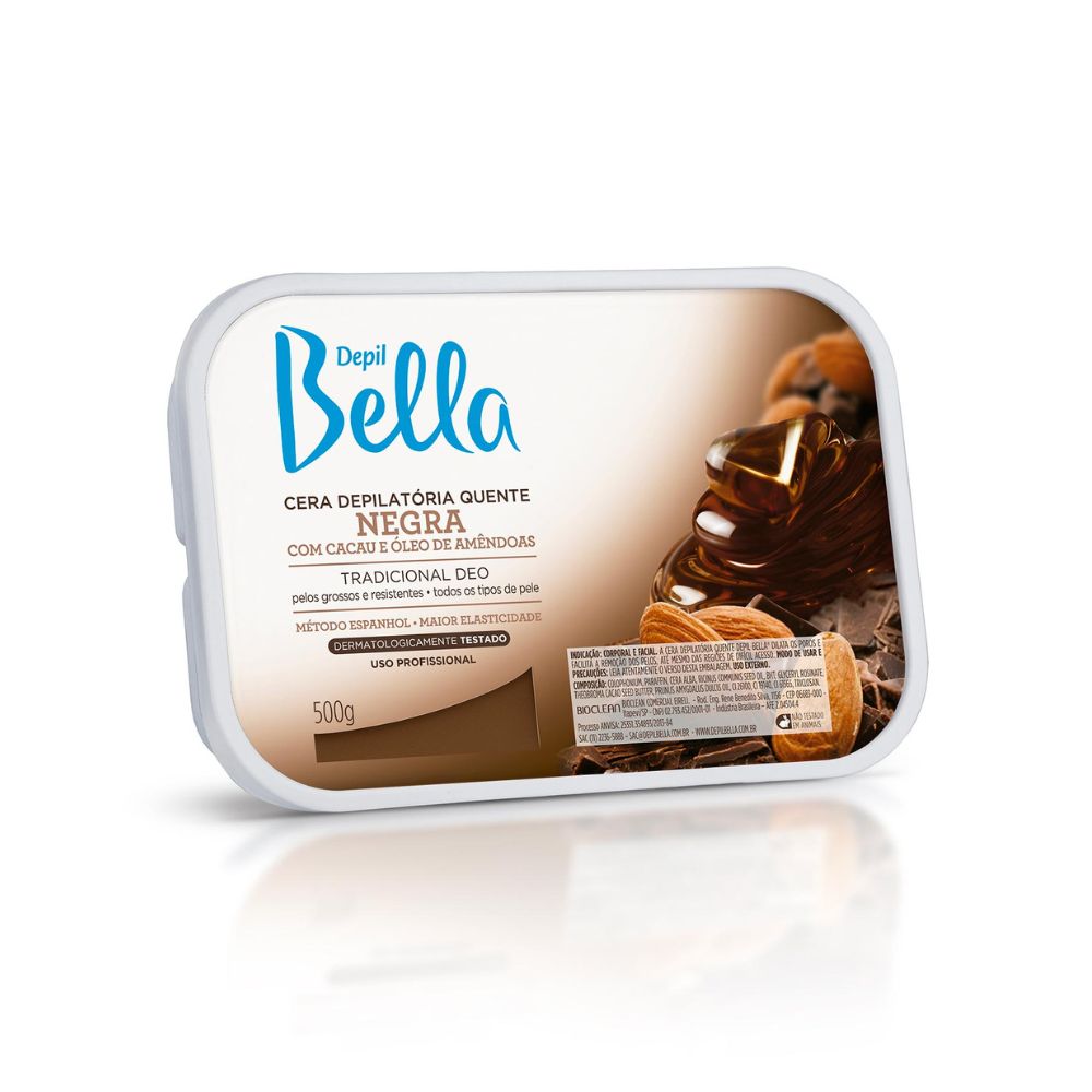 Cera Depilatória Depil Bella Negra 500 g