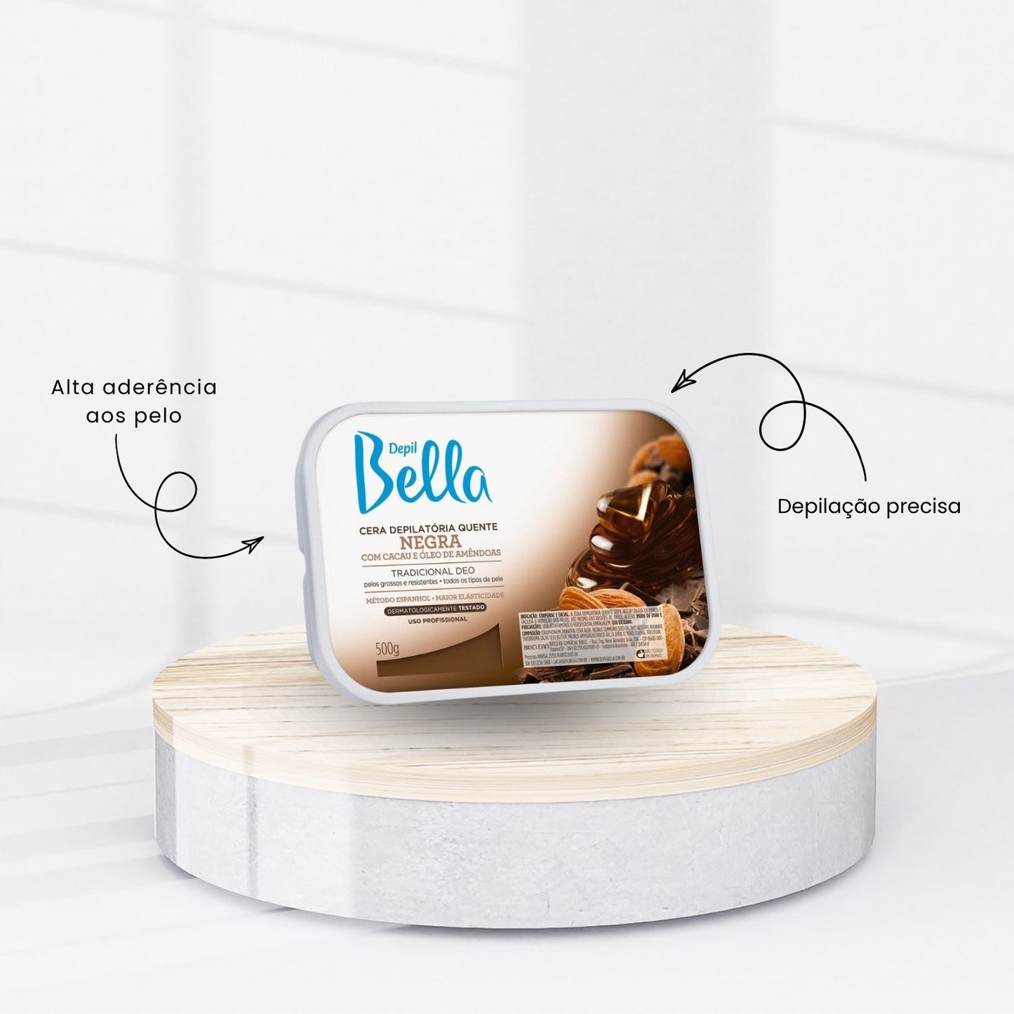 Cera Depilatória Depil Bella Negra 500 g