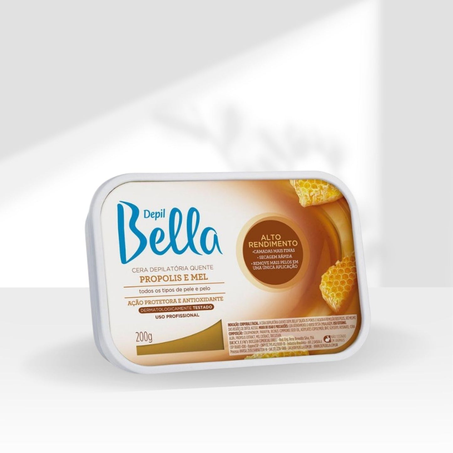 Cera Depilatória Depil Bella Própolis e Mel 200 g