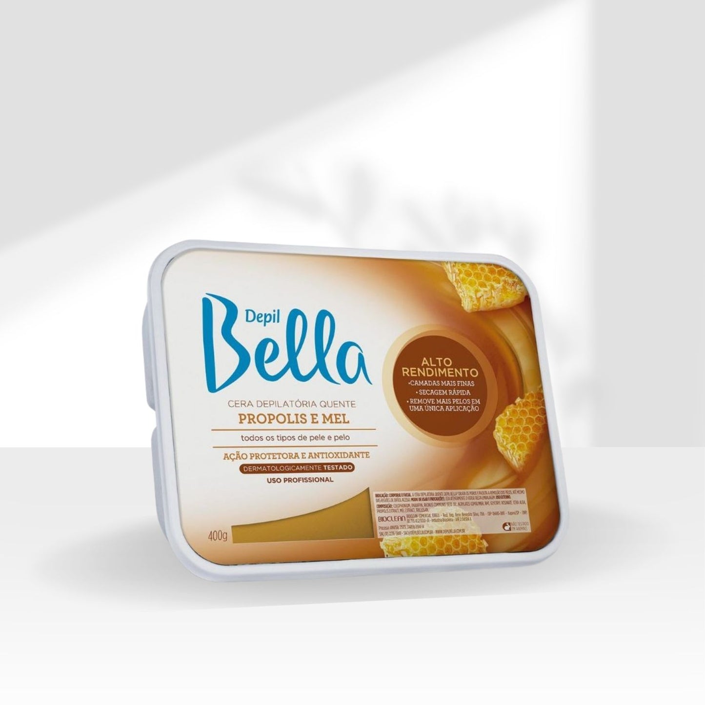 Cera Depilatória Depil Bella Própolis e Mel 400 g