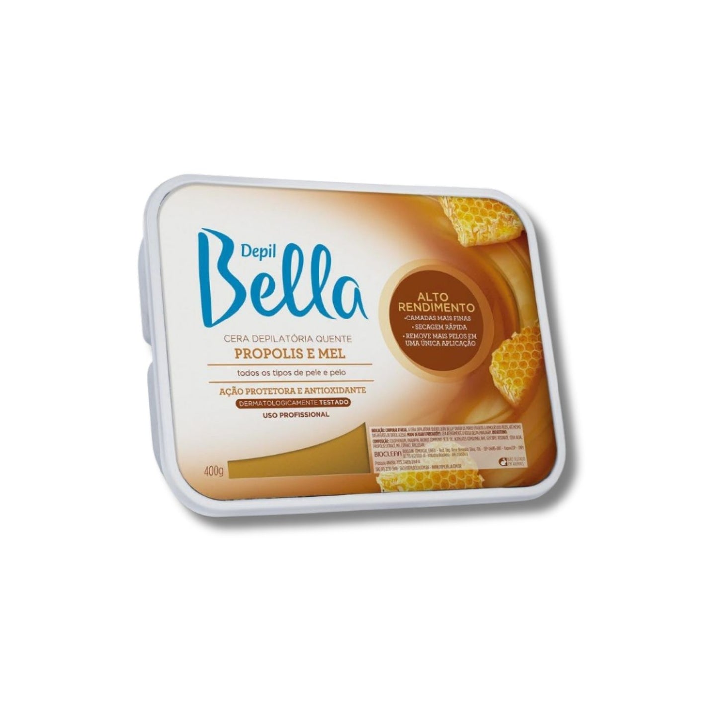 Cera Depilatória Depil Bella Própolis e Mel 400 g