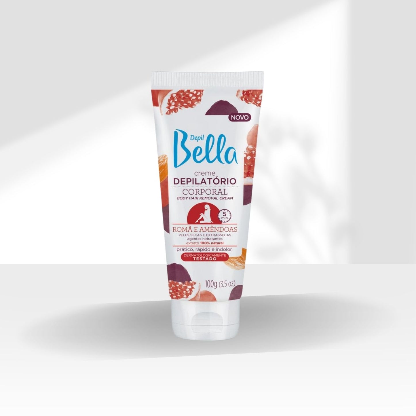 Depil Bella Creme Depilatório Corporal Romã e Amêndoas 100 g