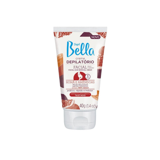 Depil Bella Creme Depilatório Facial Romã e Amêndoas 40 g